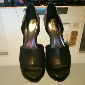 Black ND white shoes